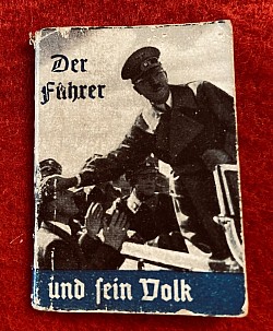 Original Nazi WHW “Der Führer” Illustrated Mini-Booklet…$7 SOLD