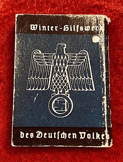 Original Nazi WHW “Der Führer” Illustrated Mini-Booklet…$7 SOLD