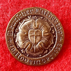 Original Nazi-Era 1933 “Deutscher Luthertag” Badge with Pin Back…$20