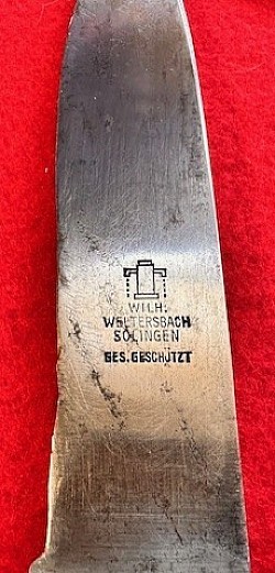 Nazi Hitler Youth Knife with Motto by Very Scarce Maker 