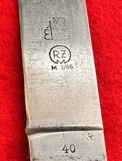 Original Nazi Hitler Youth Knife with Transitional Eickhorn Logo and RZM Marking