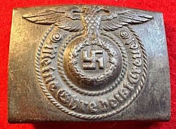 Original Nazi SS EM Steel Belt Buckle by RODO