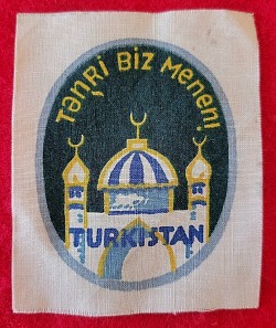 Original Nazi Army “Turkistan” Foreign Volunteer Sleeve Shield