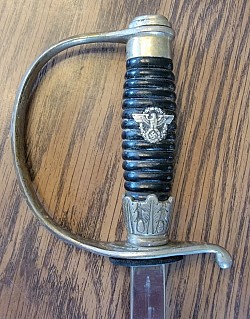 Original Nazi Police NCO Sword by Clemen & Jung