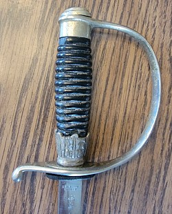 Original Nazi Police NCO Sword by Clemen & Jung