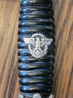 Original Nazi Police NCO Sword by Clemen & Jung