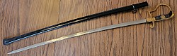 Original Nazi Army Officer's Sword with Brass Hilt by F.W. Höller
