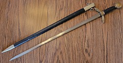 Original Early Nazi Luftwaffe Officer's Sword by David Malsch of Steinbach with Waffenamt Marking