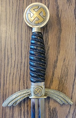 Original Early Nazi Luftwaffe Officer's Sword by David Malsch of Steinbach with Waffenamt Marking