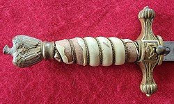 Original Nazi Kriegsmarine Officer's Dress Dagger by Carl Eickhorn of Solingen