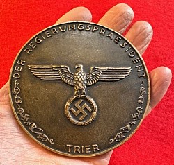 Original Nazi Scarce Large Bronze 