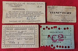 Original Nazi Luftwaffe Soldbuch to Flak NCO Soldier with Photo, Leatherette Cover and Other Documents