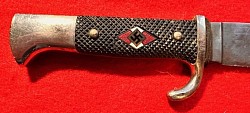 Original Nazi Hitler Youth Knife with Motto and RZM Maker's Code 