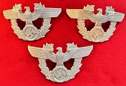 Nazi Police Shako Eagle Front Plates...$150 each SOLD
