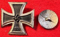 Original Nazi Iron Cross 1st Class 1939 with 