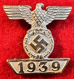 Original Nazi Spange to the Iron Cross 2nd Class (WWII Veteran Bring-Back)