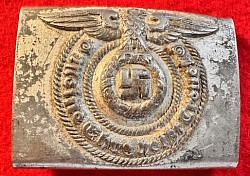 Original Nazi Waffen SS EM Belt Buckle
