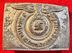 Nazi Waffen SS EM Belt Buckle...$375 SOLD