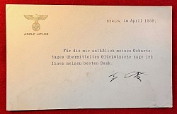 Adolf Hitler Personal Birthday 