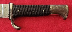 Original Nazi Hitler Youth Knife with Motto and Scarce Transitional 