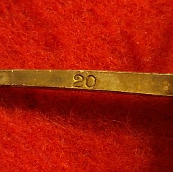 Original Nazi Iron Cross 1st Class Marked “20