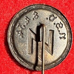 Original Scarce Nazi 1934 NSV Stickpin Badge (WWII Vet Bring-Back)