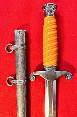 Original Nazi Army Officer's Dress Dagger by Carl Eickhorn