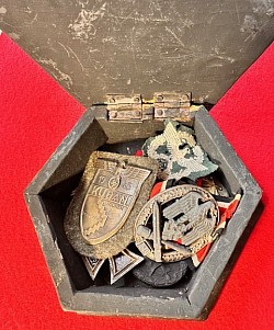 Original Nazi Kuban Campaign Arm Shield with Army (Heer) Cloth Backing