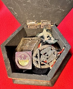 Original Nazi-Era Henschel Aircraft Engine Plant in Kassel Workers Badge