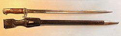 Original WW1 S98 Bayonet With Matching Numbers and Leather Frog