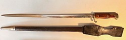 Original WW1 S98 Bayonet With Matching Numbers and Leather Frog