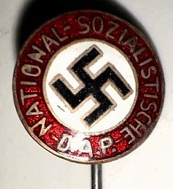 Original Nazi NSDAP Party Member's Stickpin Badge