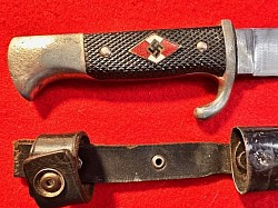 Original Nazi Hitler Youth Knife with RZM Maker Code 