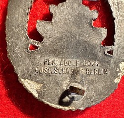 Original KM High Seas Fleet Badge by Adolf Bock of Berlin