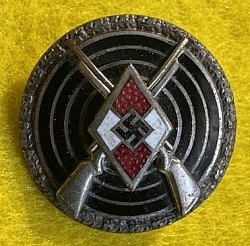 Original Nazi Marksmanship Proficiency Badge by Matthew Oescbsler & Sohn, Ansbach