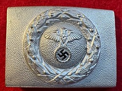 Original Nazi 1st Model RLB Enlisted Belt Buckle (WW2 Veteran 