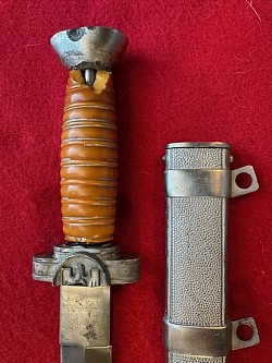 Original Nazi Social Welfare Officer's Dagger (de-Nazified)