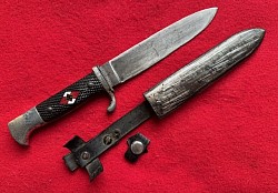Original Nazi Hitler Youth Knife Maker-Coded 