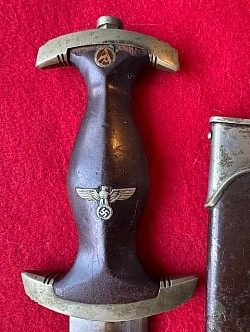 Original Nazi Early SA Dagger by J.A. Henckels with Hanger