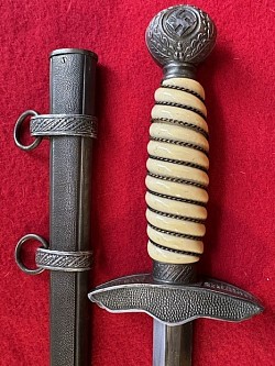 Original Nazi Luftwaffe 2nd Model Dagger by Alcosa of Solingen