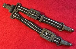 Original Nazi Luftwaffe 2nd Model Dagger by C. Gustav Spitzer with Hangers and Portapee