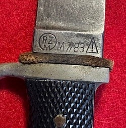 Original Nazi Hitler Youth Knife Maker-Coded 