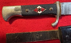 Original Nazi Hitler Youth Knife Maker-Coded 