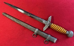 Original Nazi Luftwaffe 2nd Model Dagger by Carl Julius Krebs of Solingen