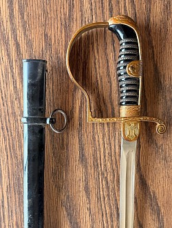 Original Nazi Army Officer's “Roon Pattern” Sword by Carl Eickhorn