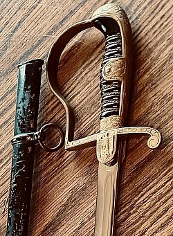 Original Nazi Army Officer’s Sword Model Nr. 1055 Pattern by WKC