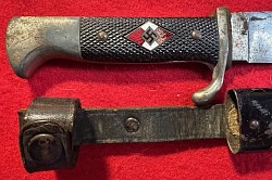 Original Nazi Hitler Youth Knife Maker-Coded 
