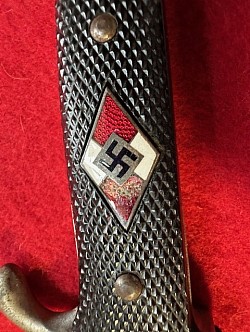 Original Nazi Hitler Youth Knife Maker-Coded 