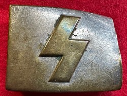 Original Nazi Deutsches Jungvolk Belt Buckle