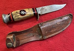 Original Utica Knife & Razor Co. Knife with Solingen, Germany-Made Blade